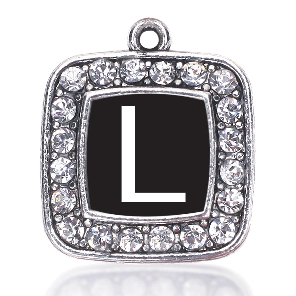 My Initials - Letter L Square Charm
