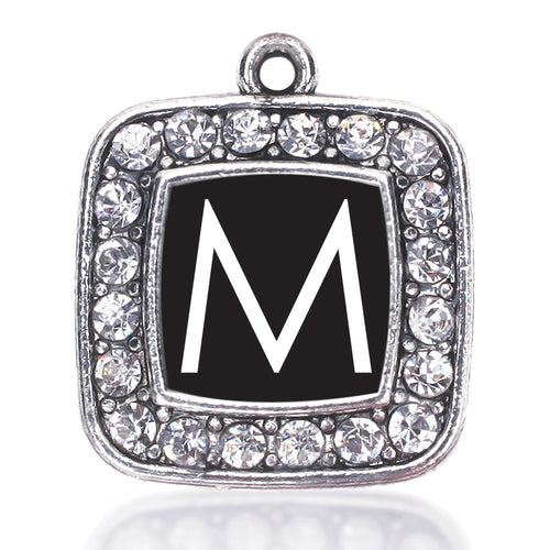 My Initials - Letter M Square Charm
