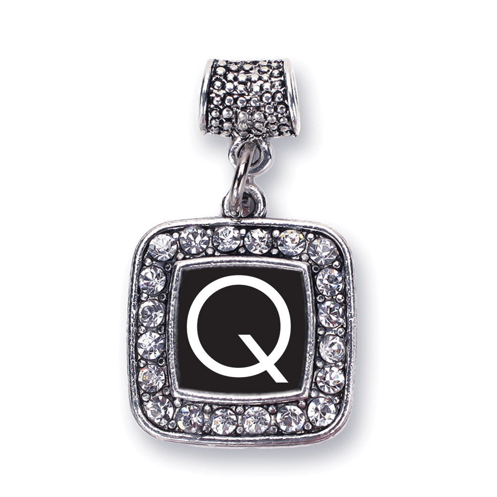 My Initials - Letter Q Square Charm