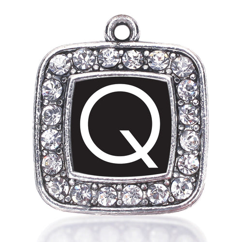 My Initials - Letter Q Square Charm