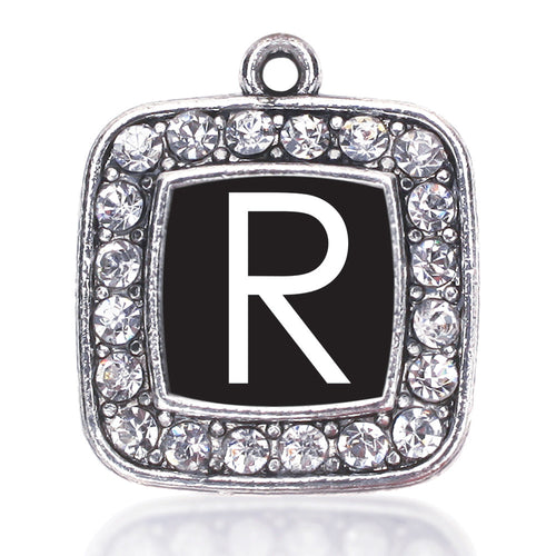 My Initials - Letter R Square Charm