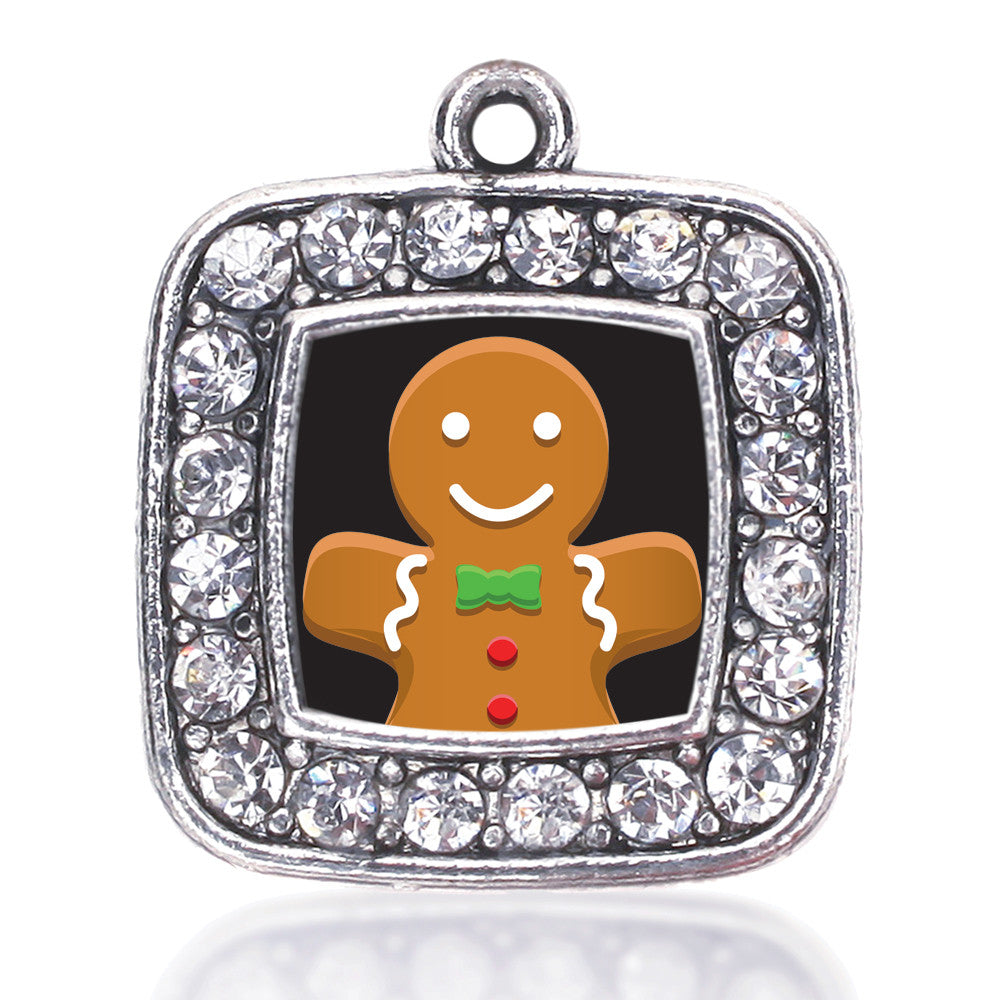 Gingerbread Man Square Charm