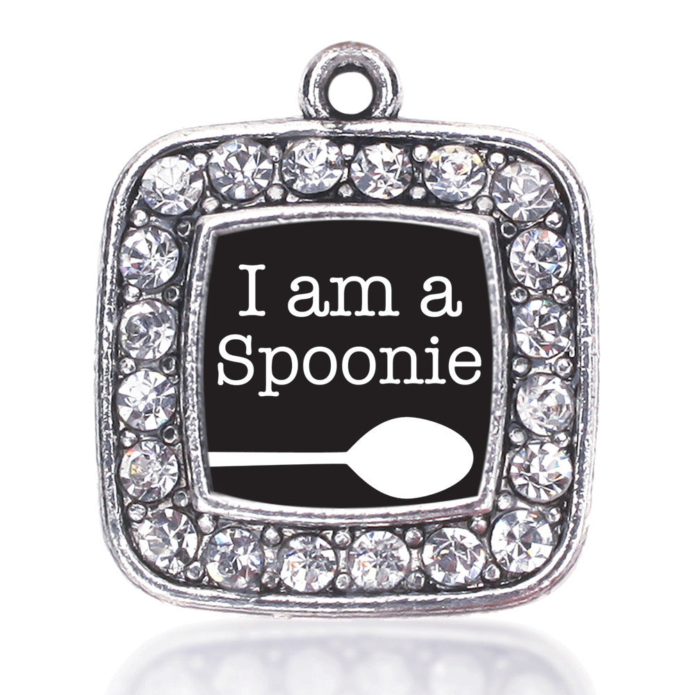 I Am A Spoonie Square Charm