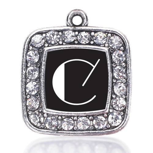 My Vintage Initials - Letter C Square Charm