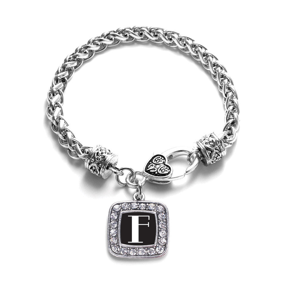 My Vintage Initials - Letter F Square Charm