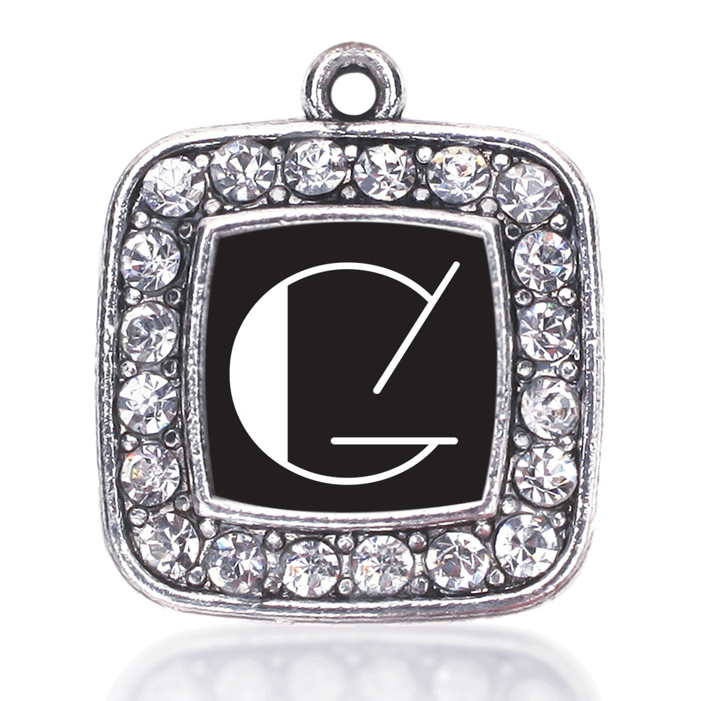 My Vintage Initials - Letter G Square Charm