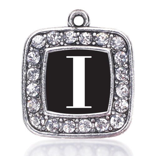 My Vintage Initials - Letter I Square Charm