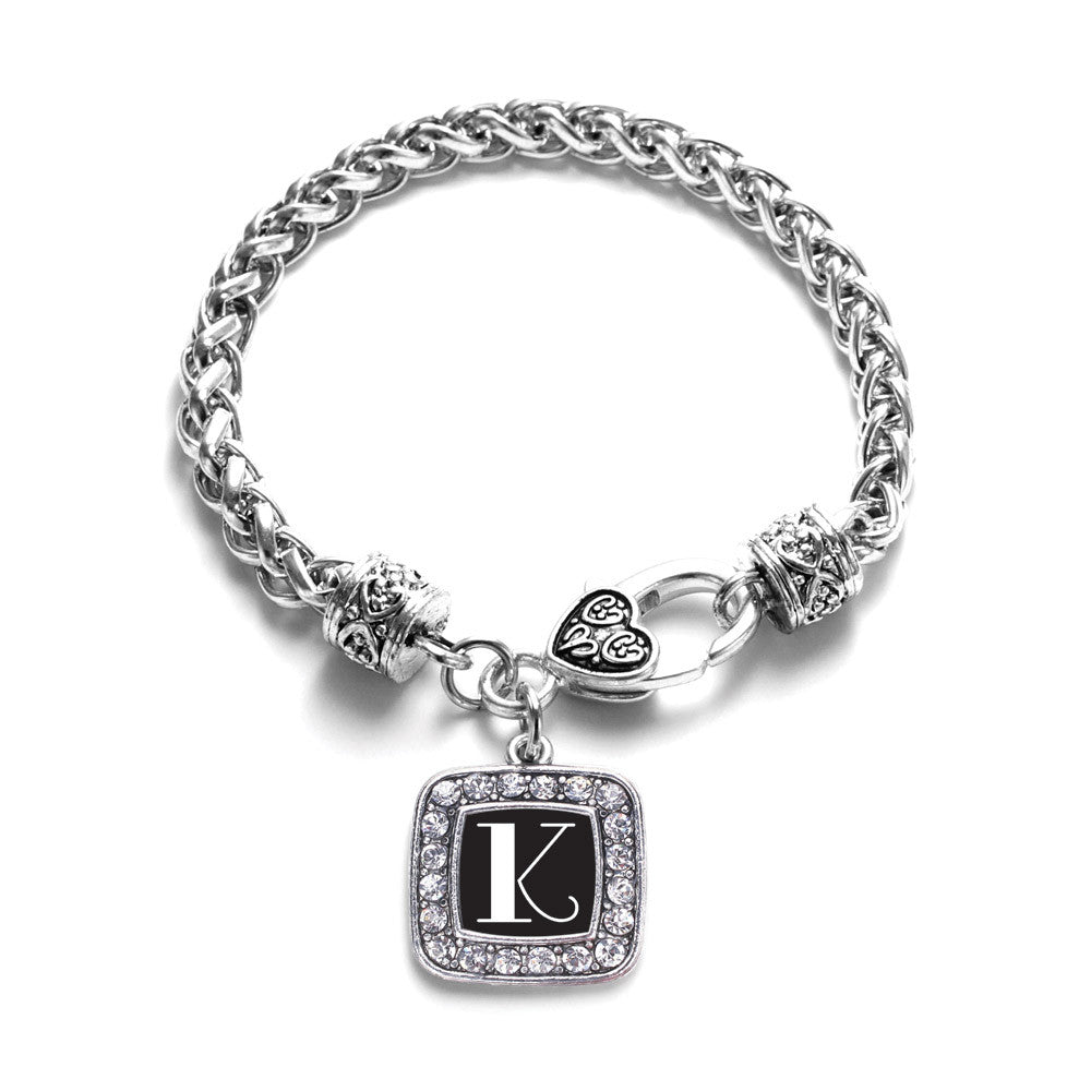 My Vintage Initials - Letter K Square Charm