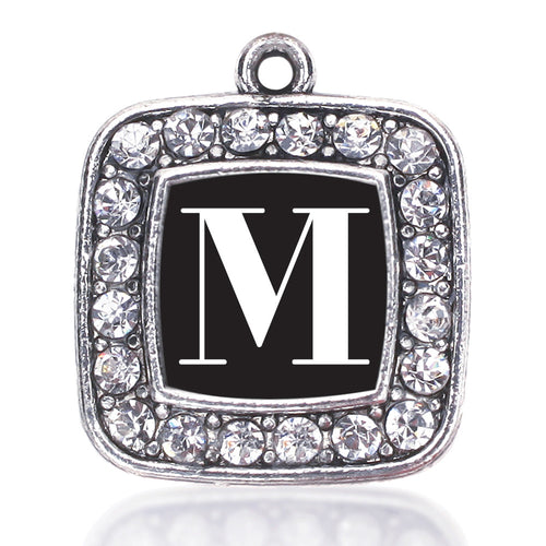 My Vintage Initials - Letter M Square Charm