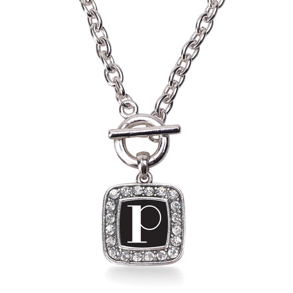My Vintage Initials - Letter P Square Charm
