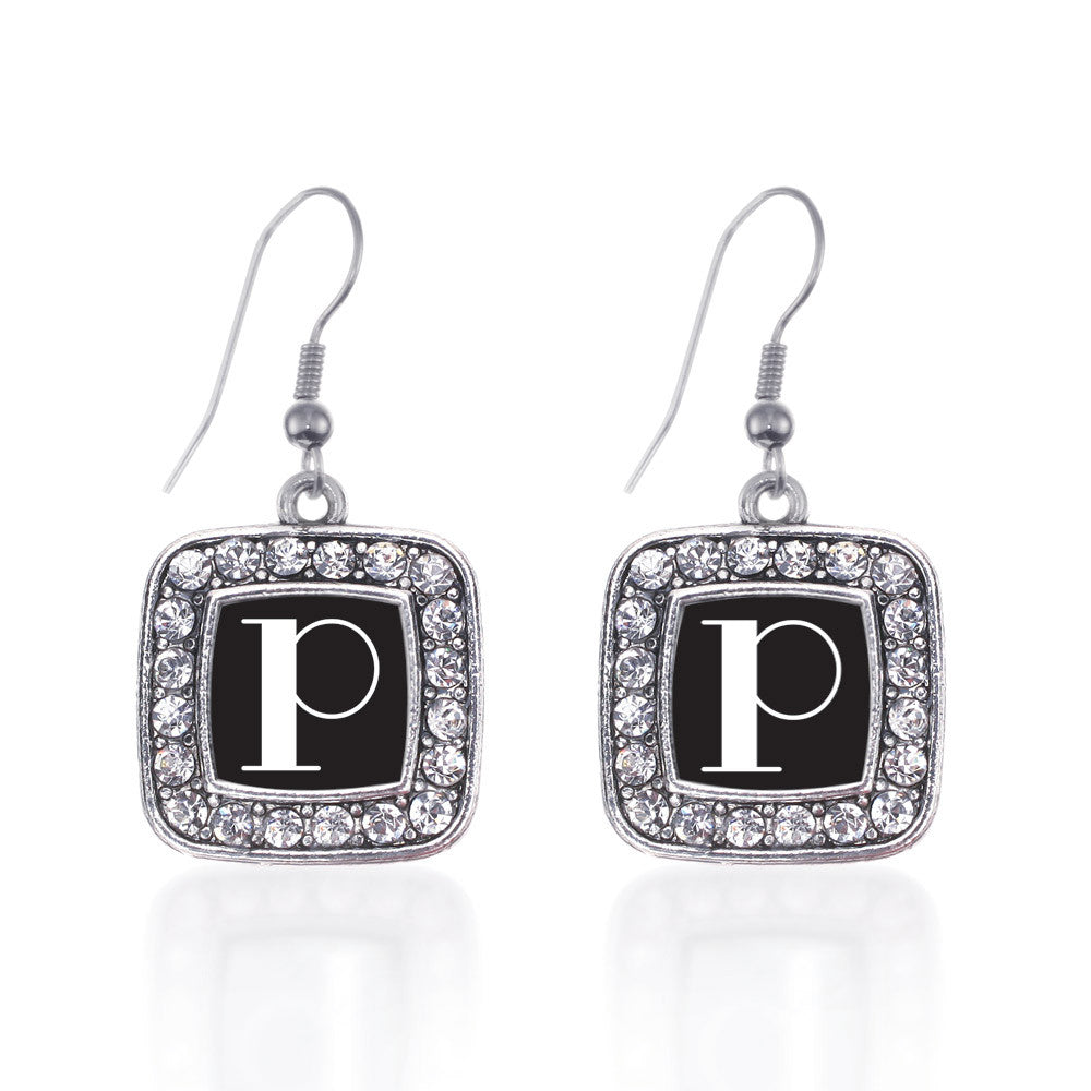 My Vintage Initials - Letter P Square Charm