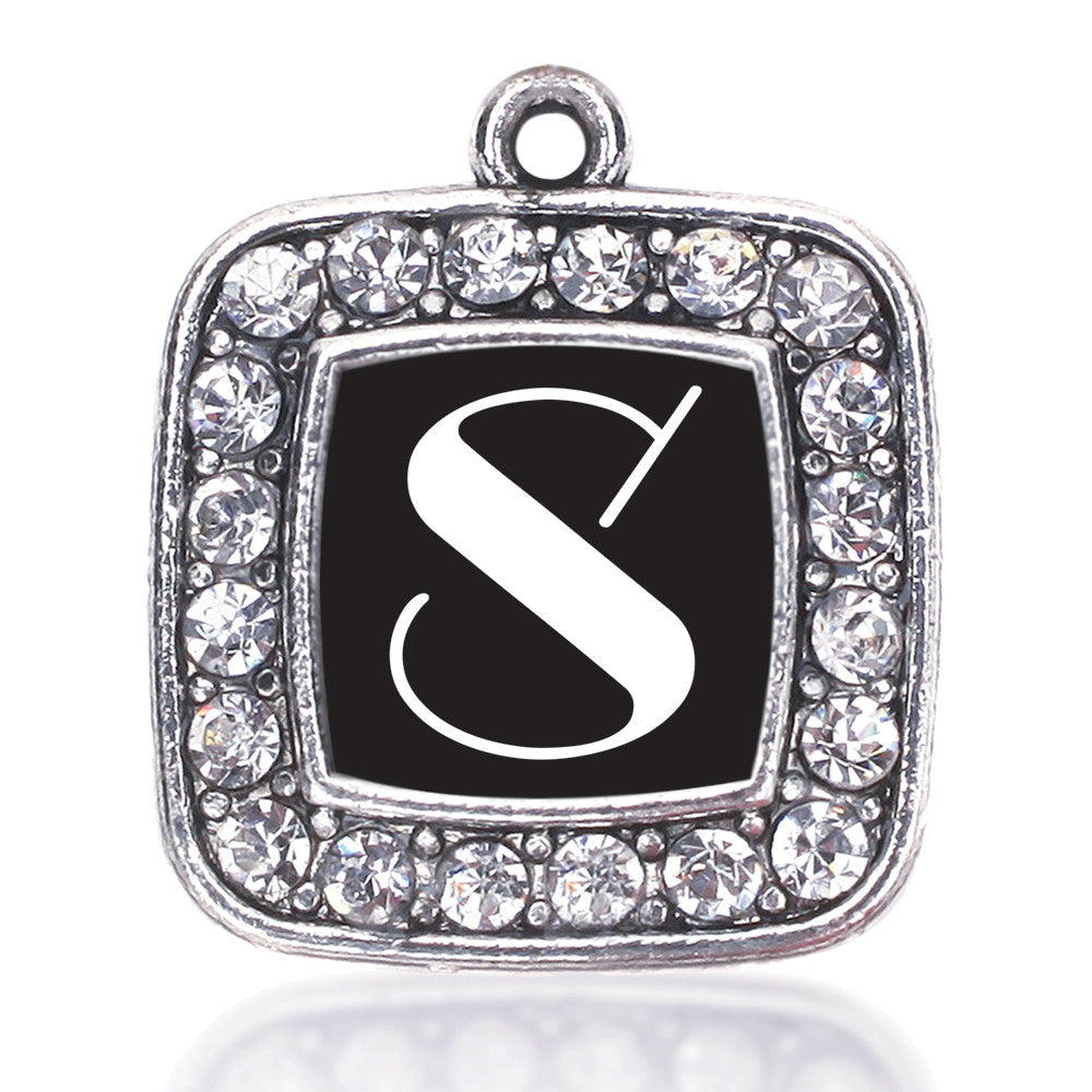 My Vintage Initials - Letter S Square Charm