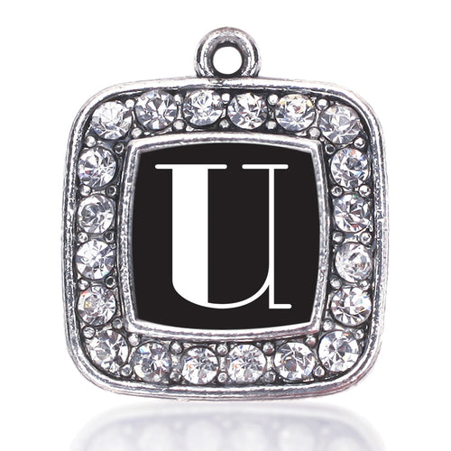 My Vintage Initials - Letter U Square Charm