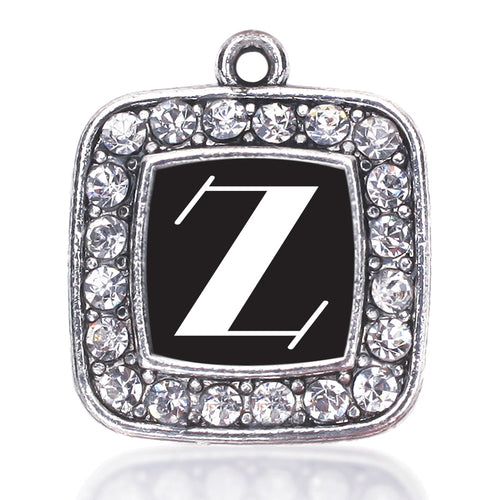 My Vintage Initials - Letter Z Square Charm