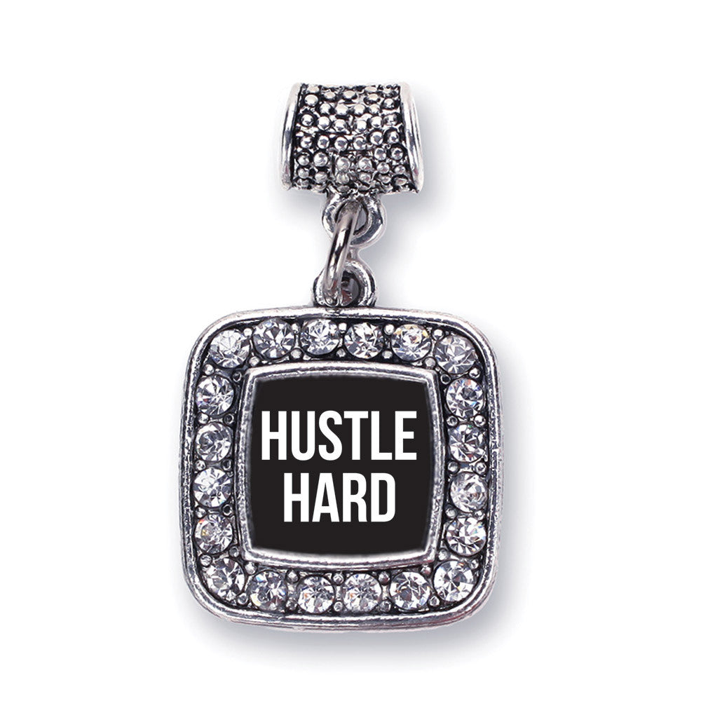 Hustle Hard Square Charm