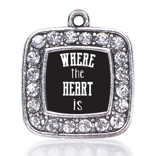 Where The Heart Is Square Charm