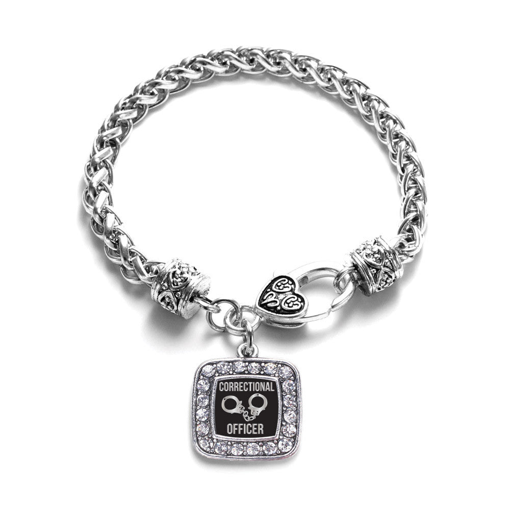 Correctional Officer Square Charm