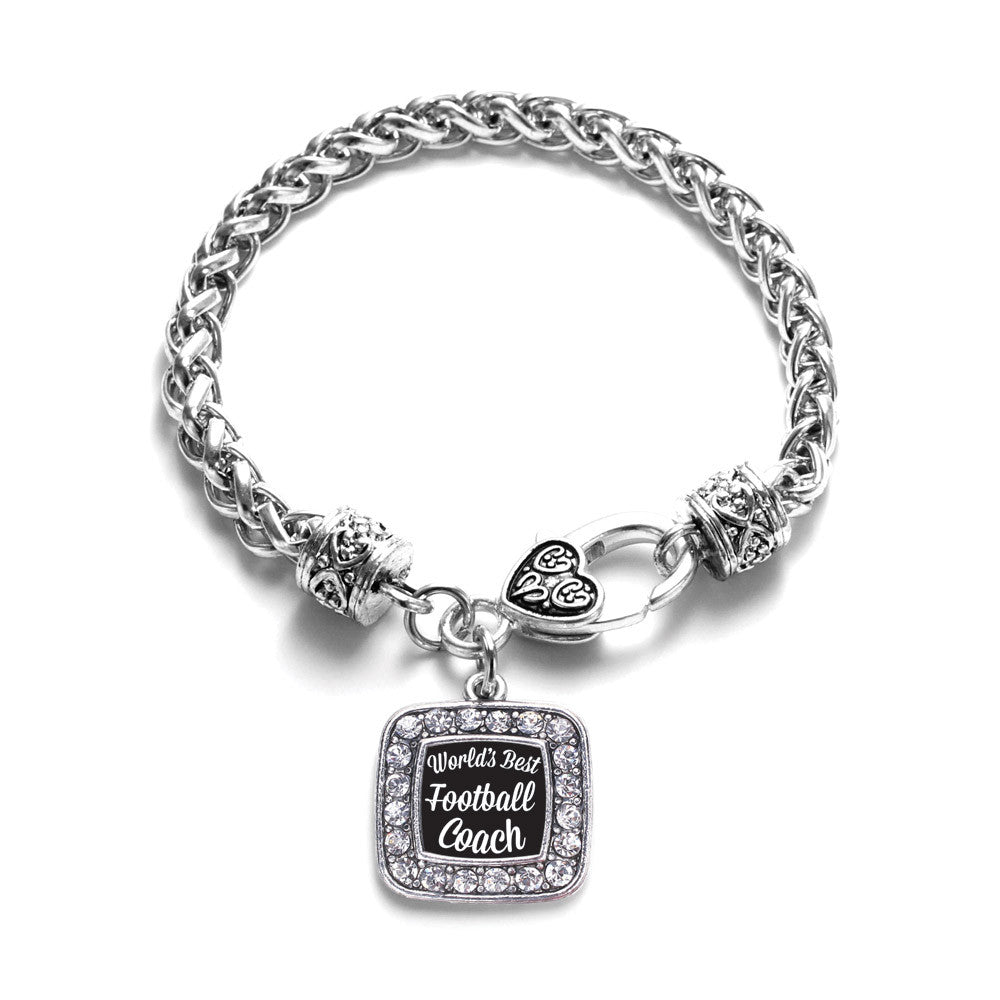 World's Best Football Coach Square Charm
