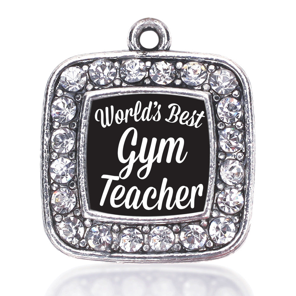 World's Best Gym Teacher Square Charm