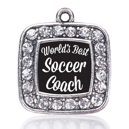 World's Best Soccer Coach Square Charm