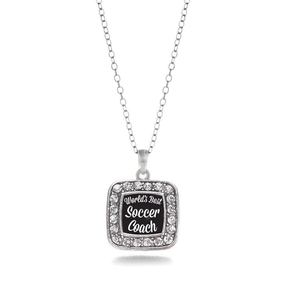 World's Best Soccer Coach Square Charm