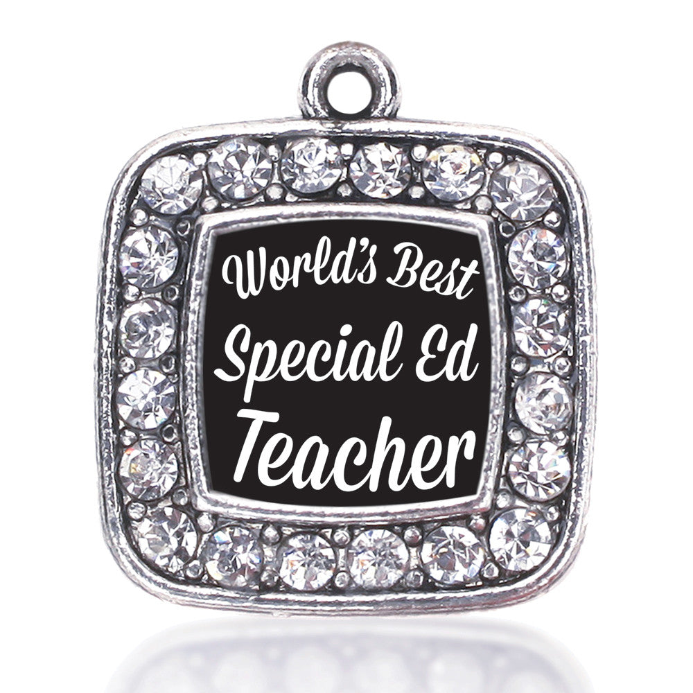 World's Best Special Ed Teacher Square Charm