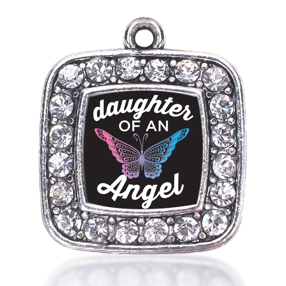 Daughter Of An Angel Square Charm