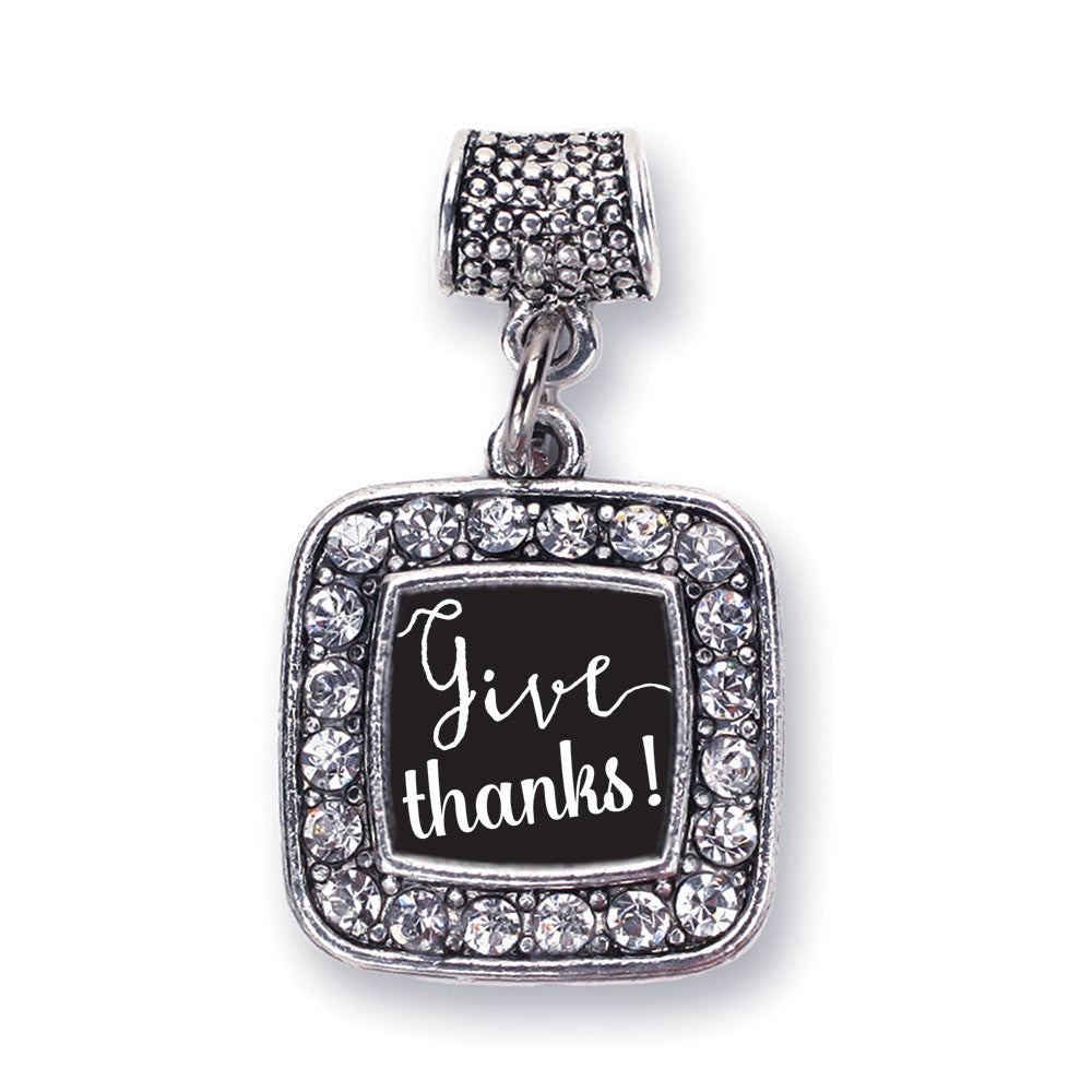 Give Thanks Square Charm