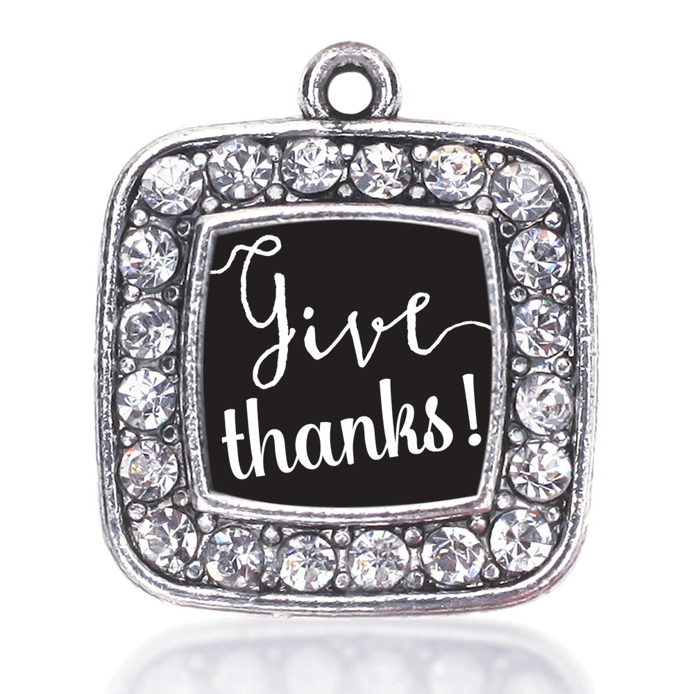 Give Thanks Square Charm