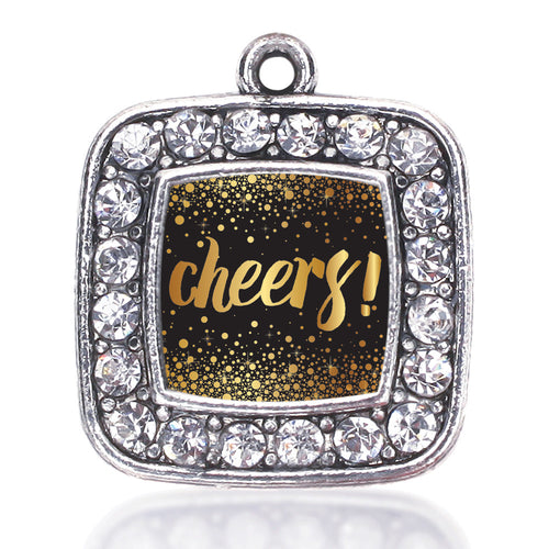 NYE Cheers Square Charm