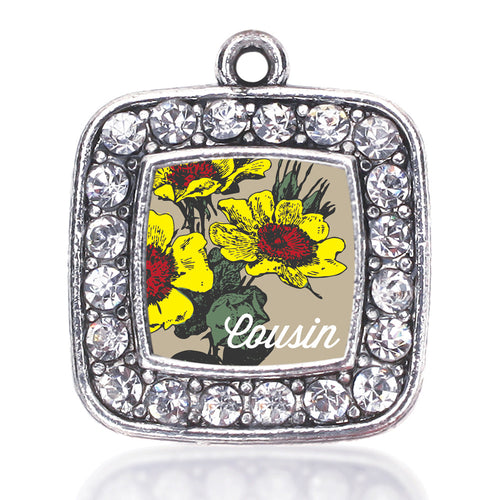Cousin Coreopsis Flower Square Charm