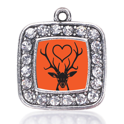 Deer Season Square Charm