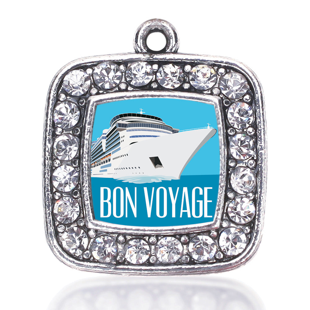 Bon Voyage Cruise Ship Square Charm