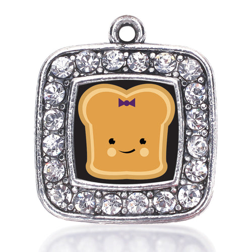 Peanut Butter  Square Charm