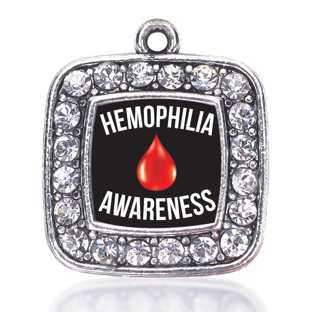 Hemophilia Awareness Square Charm