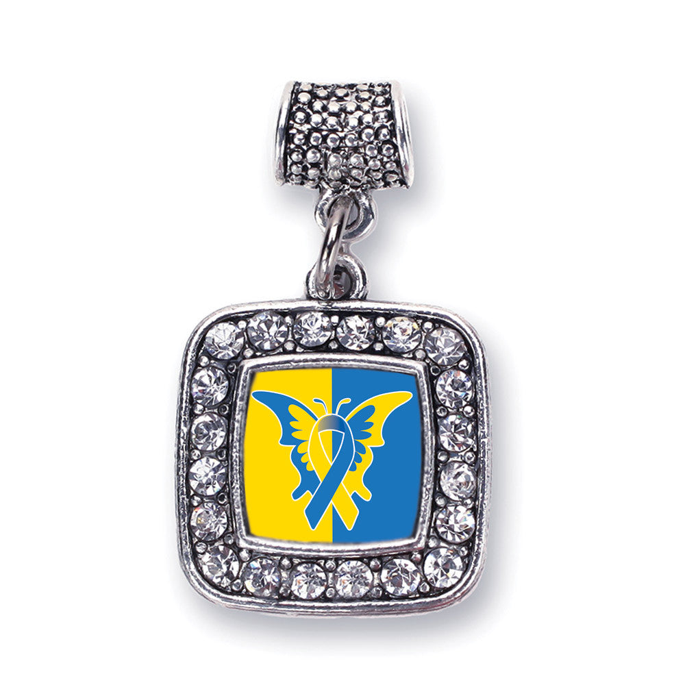 Down Syndrome Awareness Square Charm