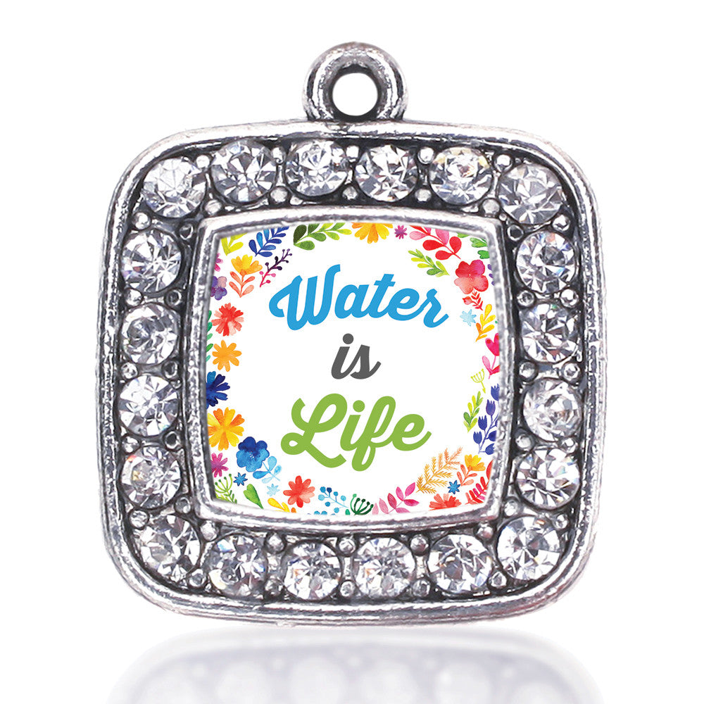 Water Is Life Square Charm