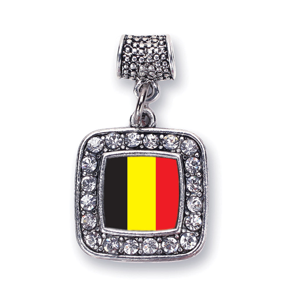 Belgium Flag Square Charm