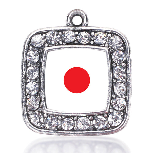 Japan Flag  Square Charm