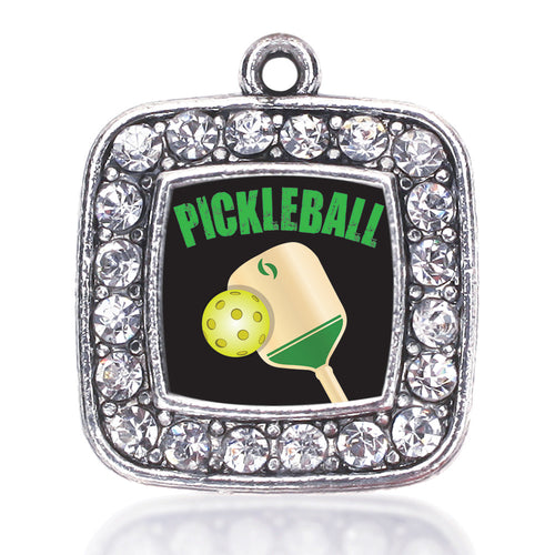 Pickleball Square Charm