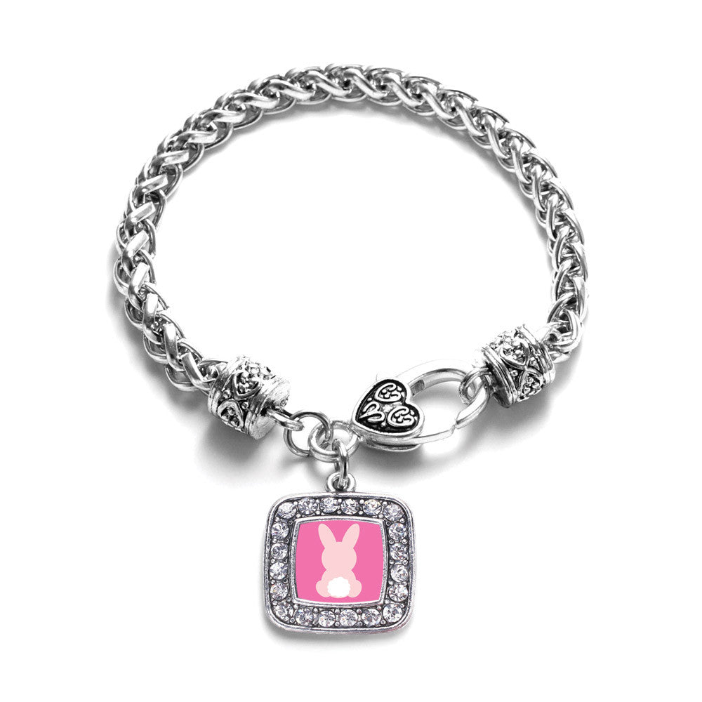 Bunny Tail  Square Charm