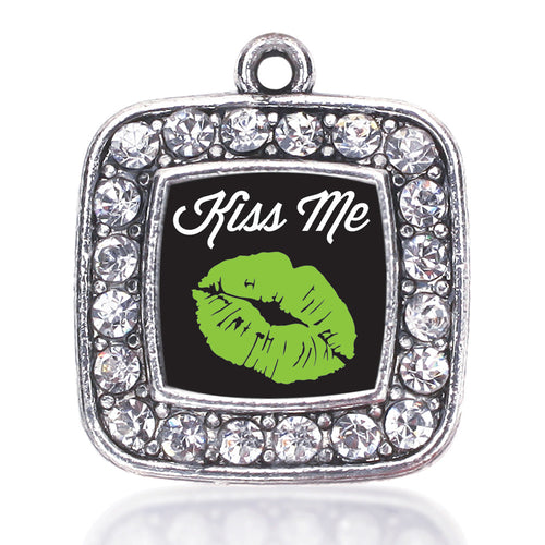 Kiss Me I'm Irish Square Charm