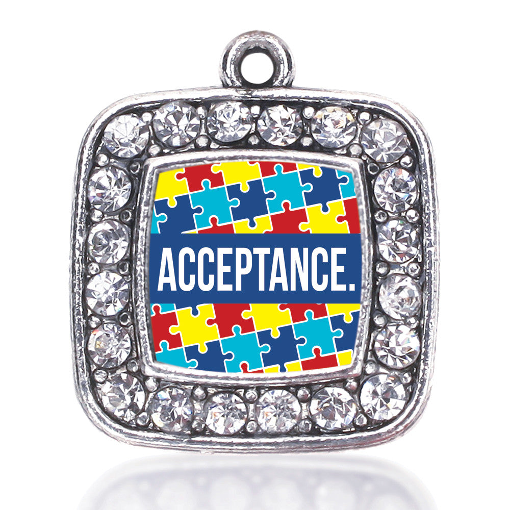 Autism Acceptance Square Charm
